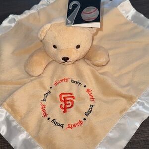 San Francisco Giants Baby Teddy Bear Security Blanket Lovey